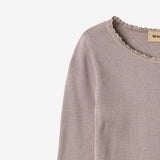 Wheat Main Rib T-Shirt L/S Reese T-Shirt 9531 dusty purple