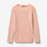 Wheat Main Rib T-Shirt L/S Reese T-Shirt 9658 rose cloud