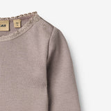 Wheat Main Rib T-Shirt L/S Reese T-Shirt 9531 dusty purple