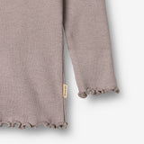 Wheat Main Rib T-Shirt L/S Reese T-Shirt 9531 dusty purple