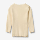 Wheat Main Rib T-Shirt L/S Reese T-Shirt 9631 barely apricot