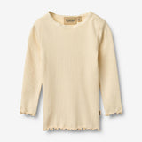 Wheat Main Rib T-Shirt L/S Reese T-Shirt 9631 barely apricot
