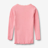 Wheat Main Rib T-Shirt L/S Reese T-Shirt 9638 bubblegum