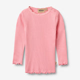 Wheat Main Rib T-Shirt L/S Reese T-Shirt 9638 bubblegum