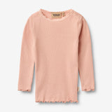 Wheat Main Rib T-Shirt L/S Reese T-Shirt 9658 rose cloud