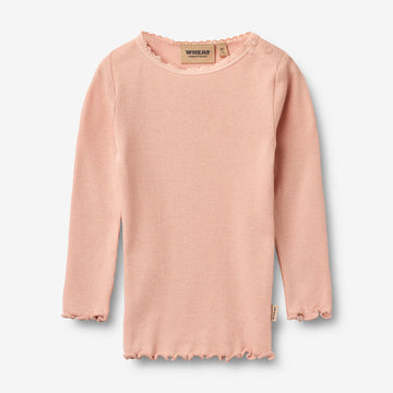 Wheat Main Rib T-Shirt L/S Reese T-Shirt 9658 rose cloud