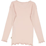 Wheat Main Rib T-Shirt Lace LS Jersey Tops and T-Shirts 2400 powder