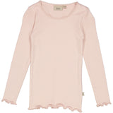 Wheat Rib T-Shirt Lace LS Jersey Tops and T-Shirts 2400 powder 