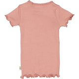 Wheat Main Rib T-Shirt Lace SS Jersey Tops and T-Shirts 2024 rosie