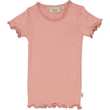 Wheat Main Rib T-Shirt Lace SS Jersey Tops and T-Shirts 2024 rosie