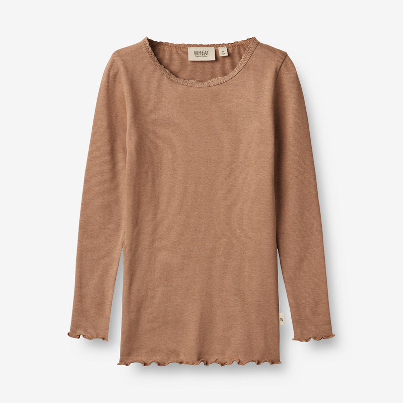 Wheat Main Rib T-Shirt Reese Jersey Tops and T-Shirts 2121 berry dust