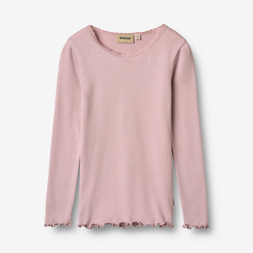 Wheat Main Rib T-Shirt L/S Reese T-Shirt 9428 lavender mist