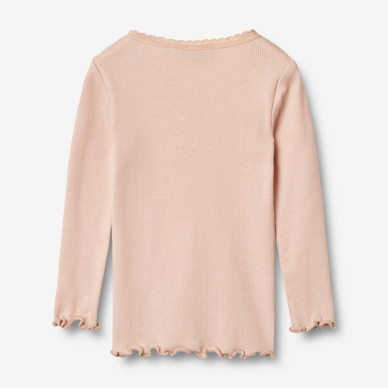 Wheat Main Rib T-Shirt L/S Reese T-Shirt 2400 powder