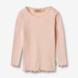 Wheat Main Rib T-Shirt L/S Reese T-Shirt 2400 powder