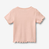 Wheat Main Rib T-shirt S/S Alicia T-Shirt 2400 powder