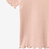 Wheat Main Rib T-shirt S/S Alicia T-Shirt 2400 powder