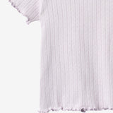 Wheat Main Rib T-shirt S/S Irene T-Shirt 2521 purple light