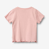 Wheat Main Rib T-shirt S/S Irene T-Shirt 9437 rose sprinkle