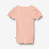 Wheat Main Rib T-shirt S/S Katie T-Shirt 9658 rose cloud