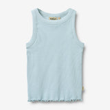 Wheat Main Rib Top Minka Top 2703 summer sky