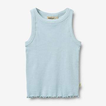 Wheat Main Rib Top Minka Top 2703 summer sky