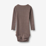 Wheat Main Rib body L/S Lotta Body 9623 plum truffle