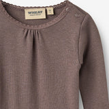 Wheat Main Rib body L/S Lotta Body 9623 plum truffle