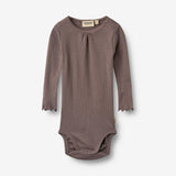 Wheat Main Rib body L/S Lotta Body 9623 plum truffle