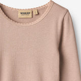 Wheat Main Rib t-shirt L/S Reese T-Shirt 1135 dry rose