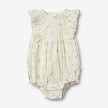 Wheat Main Romper Emmaline Suit 1481 blue flowers