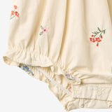 Wheat Main Romper Margit Romper 9644 ivory embroidery flowers
