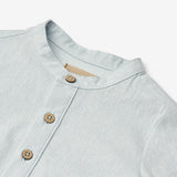 Wheat Main Romper Shirt Victor Romper 9429 light blue chambray
