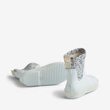 Wheat Footwear Rubber Boot Mist Rubber Boot 1301 blue flower meadow