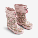 Wheat Footwear Rubber Boot Thermo Rubber Boot 9762 dim rose flowers