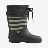 Wheat Footwear Rubber Boot Thermo Print Rubber Boot 0040 black stripe