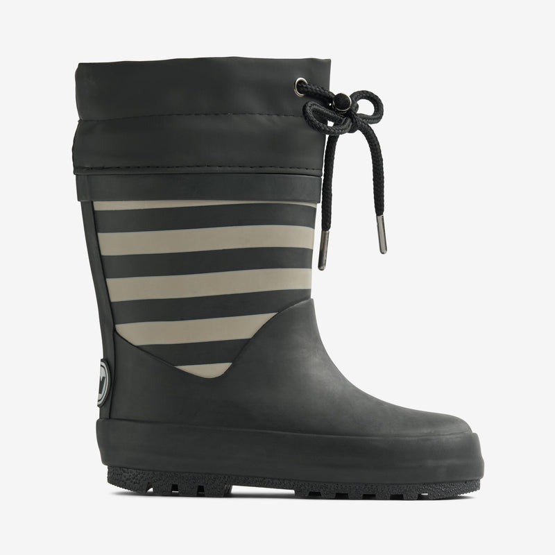 Wheat Footwear Rubber Boot Thermo Print Rubber Boot 0040 black stripe