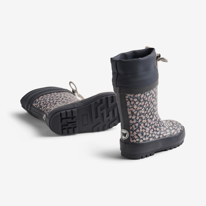 Wheat Footwear Rubber Boot Thermo Print Rubber Boot 1178 raining flowers