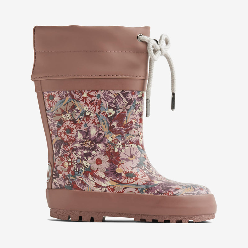 Wheat Footwear Rubber Boot Thermo Print Rubber Boot 9407 flowers in plenty