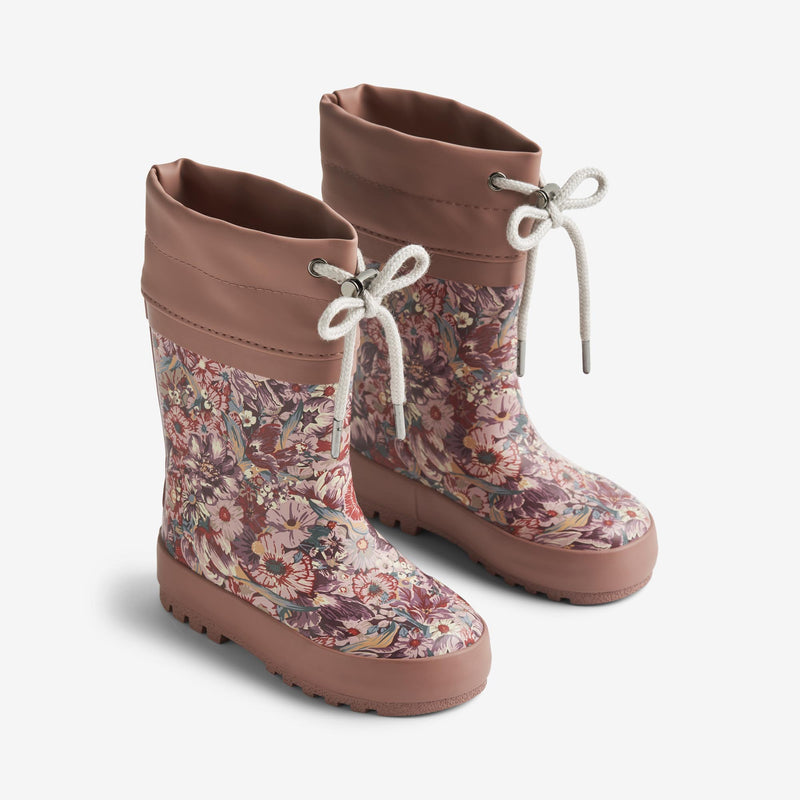Wheat Footwear Rubber Boot Thermo Print Rubber Boot 9407 flowers in plenty