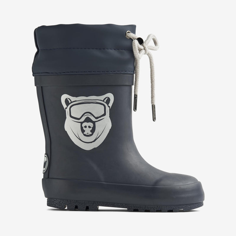 Wheat Footwear Rubber Boot Thermo Solid Rubber Boot 1158 navy bear