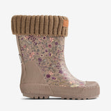 Wheat Footwear Rubber Boot Thermo Wader Rubber Boot 9674 portabella flowers