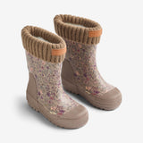 Wheat Footwear Rubber Boot Thermo Wader Rubber Boot 9674 portabella flowers