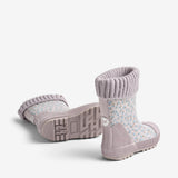 Wheat Footwear Rubber Boot Thermo Wader Rubber Boot 9735 lilac blue flowers