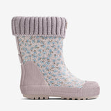 Wheat Footwear Rubber Boot Thermo Wader Rubber Boot 9735 lilac blue flowers