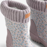 Wheat Footwear Rubber Boot Thermo Wader Rubber Boot 9735 lilac blue flowers