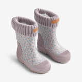 Wheat Footwear Rubber Boot Thermo Wader Rubber Boot 9735 lilac blue flowers