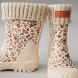 Wheat Footwear Rubber Boot Thermo Wader Rubber Boot 2475 rose flowers