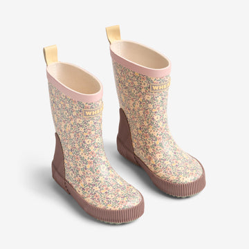 Wheat Footwear Rubber Boot Welly Rubber Boot 1191 rose shadow flowers