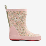 Wheat Footwear Rubber Boot Welly Rubber Boot 9427 ivory flower meadow
