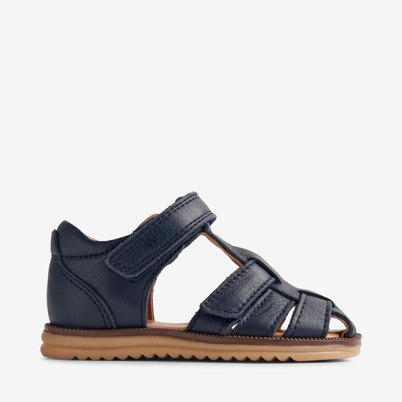 Wheat Footwear Sandal Sky Prewalker Sandals 1432 navy